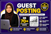 publish guest post backlinks on high traffic authority websites
