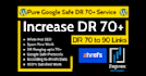 increase domain rating ahref dr with high dr backlinks