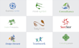 create minimal eye catching logo designs