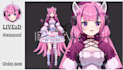 draw and rig high resolution 2d vtuber model, live2d vtuber, 2d vtuber avatar