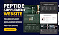 build fda compliant peptide website research ecommerce peptide shopify store