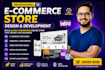 design and build ecommerce website or online store with woocommerce