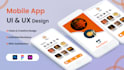 do creative mobile app UI UX design