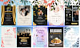 design christmas card, party poster, birthday, new year, invitations, flyer