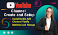 professionally create, setup and design youtube channel