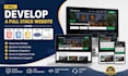 develop a full stack website using HTML, CSS, javascript, PHP, and mysql