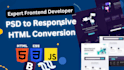 convert your PSD designs to responsive HTML expert frontend developer