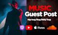 do guest posts on popular music blogs