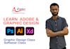 teach graphic design in adobe photoshop illustrator  xd