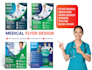 design a professional medical flyers brochure at cheap price