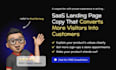 write a saas landing page copy that converts
