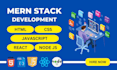do html css tailwind javascript react js node js full stack projects