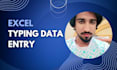 do professional excel data entry, typing and copy paste work