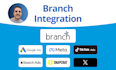 help you setup branch mmp and integrate it properly with all media sources