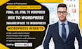 convert figma, xd,HTML, squarespace, wix to wordpress website elementor pro,divi