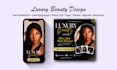 design a luxury hair and lash extension price list
