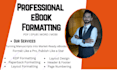 do kindle ebook formatting, paperback formatting for amazon kdp