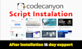 install PHP, codeigniter, laravel codecanyon script