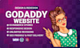 create a professional and responsive godaddy wesbite