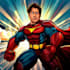 create superhero cartoon character