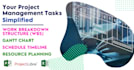 do wbs, gantt chart and resource scheduling of projects