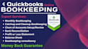do quickbooks online bookkeeping, cleanup, catch up and setup