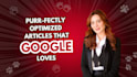 write SEO pet articles and blog posts