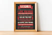 do typography poster, wall art