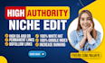 do link insertion services niche edit services or guest posting services