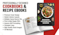 design professional cookbook, recipe ebook, or food magazine in canva