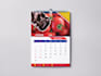 printable desk and wall calendar design in 24 hours