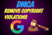 remove takedown infringing defaming leaked content articles images from google