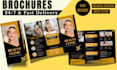 design attractive pamphlet, booklets and brochures