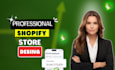 create a professional shopify website design, shopify store design or redesign