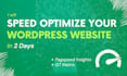 speed optimize your wordpress website