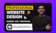 design and build a custom squarespace website