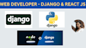 be your full stack web developer using python django and java script