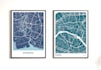 design a modern, custom street map print for you