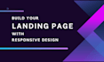 responsive design  or create a landing page with elementor pro
