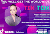 create a tiktok agency account and business center