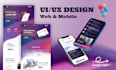 design mockups for web and mobile applications using figma