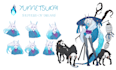 design custom 2d character with reference sheet