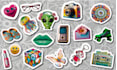create 20, high quality, custom and vector stickers design