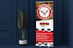 retractable roll up banner, backdrop, signage