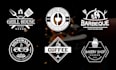 bbq, coffee, bar, bakery, food, restaurant logo design