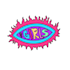do handdrawn logo design trippy or futuristic style 70s