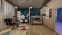 3d design children bedroom and rendering