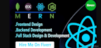 develop react js, node js, and fullstack mern web app