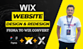 design wix studio and editor x website or figma to wix