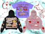 create edgy, y2k, illustration aesthetic streetwear artwork